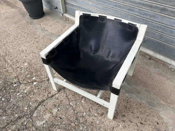 Image 1 of Italian Modern Safari armchair from Carlo Hauner for Forma, 1970’s