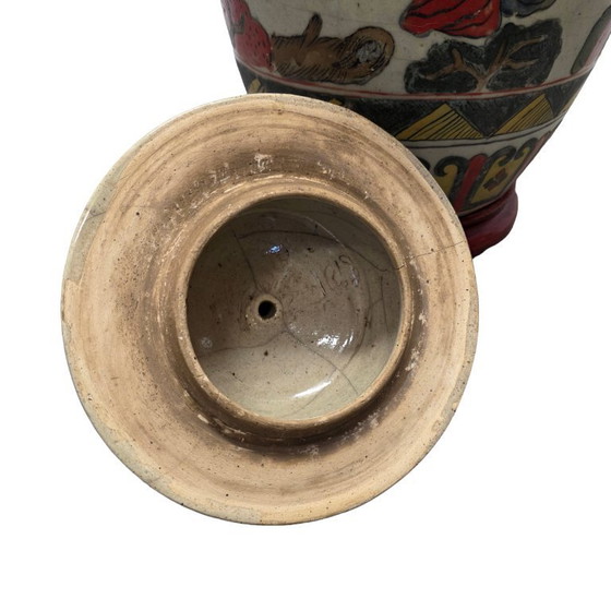 Image 1 of Große chinesische Deckelvase Chenghua, um 1900