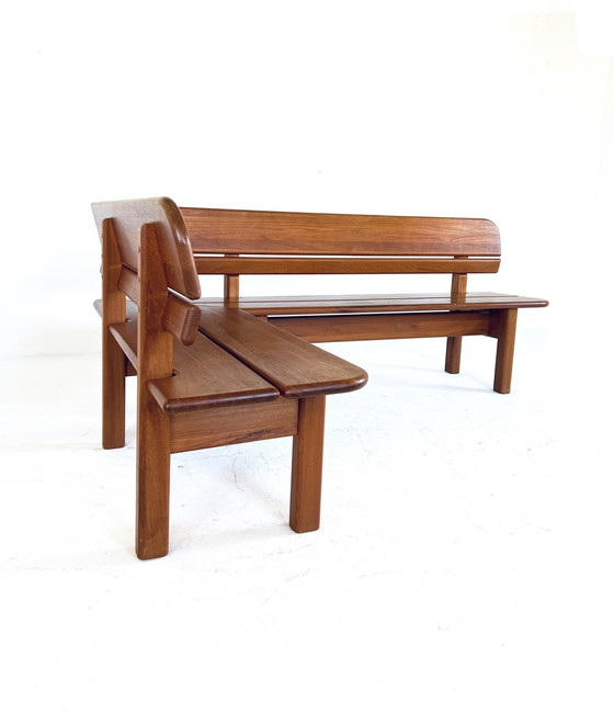 Image 1 of Banc de salle à manger vintage danois, Søren Nissen, 1970