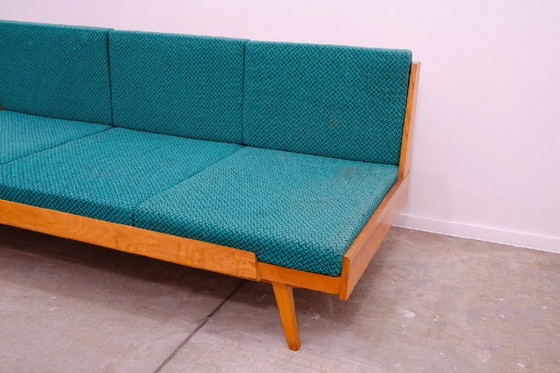 Image 1 of Divano letto pieghevole di metà secolo, prodotto da Drevotvar negli anni '70, Cecoslovacchia.