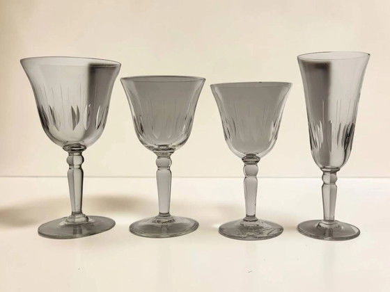 Set di bicchieri Art Déco da 24 pezzi – Bicchieri e caraffe, Crystal, Glass, Art Deco (photo 4 of 5)