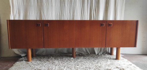 Dressoir van teakhout in Scandinavische stijl - jaren 60/70