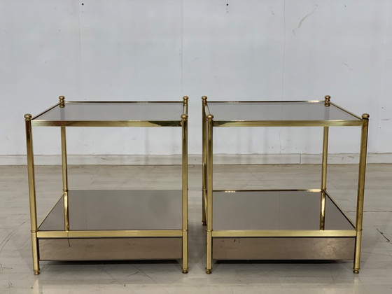 Image 1 of Nachtkastjes uit de jaren 70 Nachtkastjes Nachtkastjes Tafels Vintage ladekast