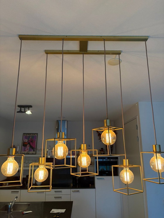 Image 1 of Stephane Davidts Kerma 7/29 Gold Edition – Luxury 7 Light Chandelier