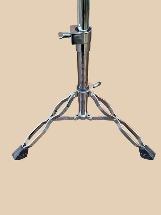 Image 1 of 🥁 Unique design side table | CYMBAL STAND TABLE | 90s