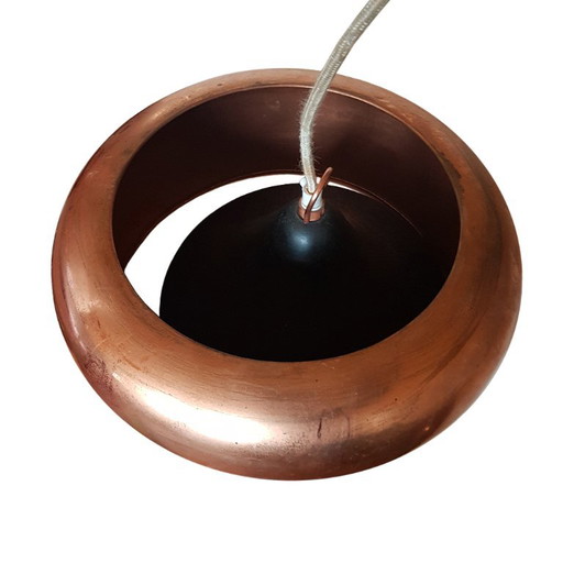 PIB France "Skaal" hanglamp – hanglampen, Copper, Vintage (photo 2 of 5)