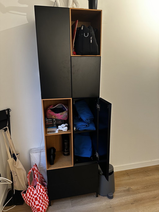 Pastoe Vision kast zwart/eiken