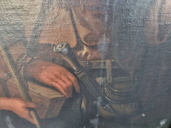 Image 1 of óleo en madera, 1905 Cazadores