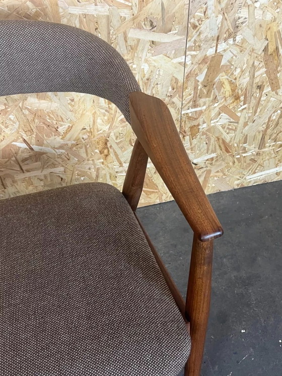 Image 1 of 60s 70s teakhouten fauteuil bureaustoel Th. Harlev voor Farstrup 60s