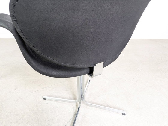 Image 1 of Conjunto de 2 sillones tulipán Artifort Pierre Paulin 1970 negro