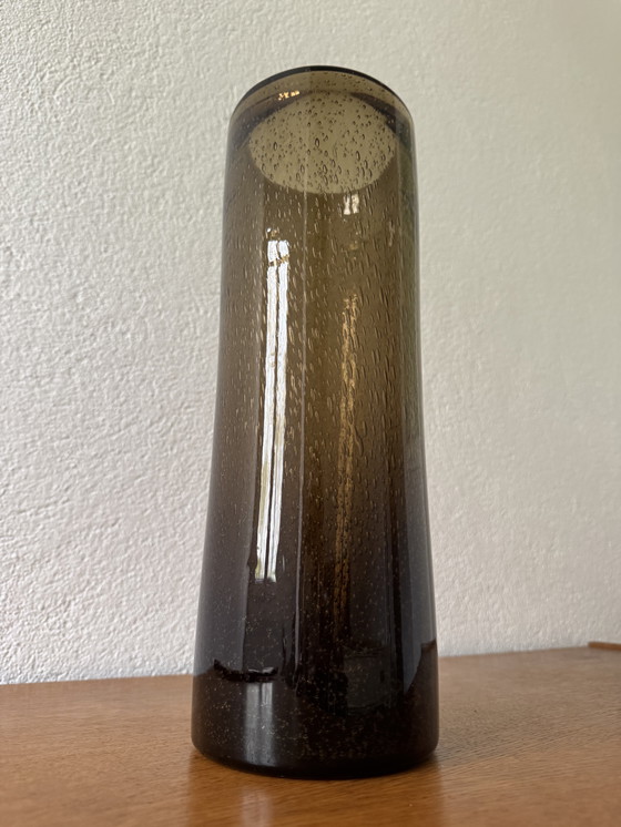 Image 1 of Vase Roller Bullauge Glas Bendor 60er Jahre