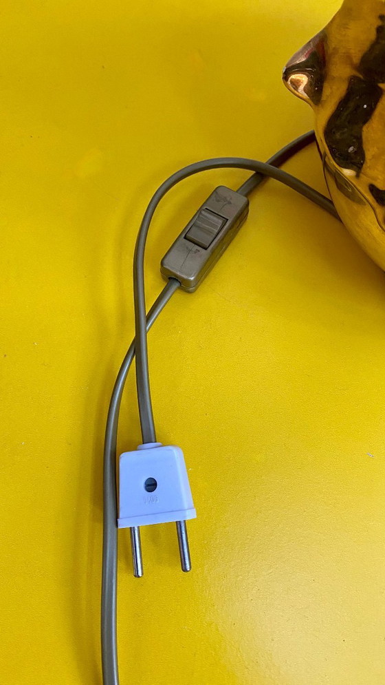 Image 1 of Unieke golden pear-leaf lamp