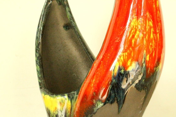 French Design Ceramic Vase – Hand-Signed Monogram JAD (1960s) (photo 7 of 11)