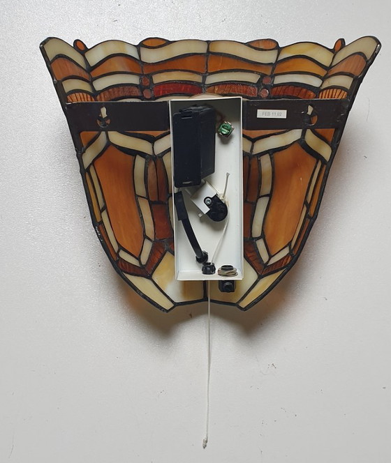 Image 1 of Massive tiffany wandlamp met originele doos.