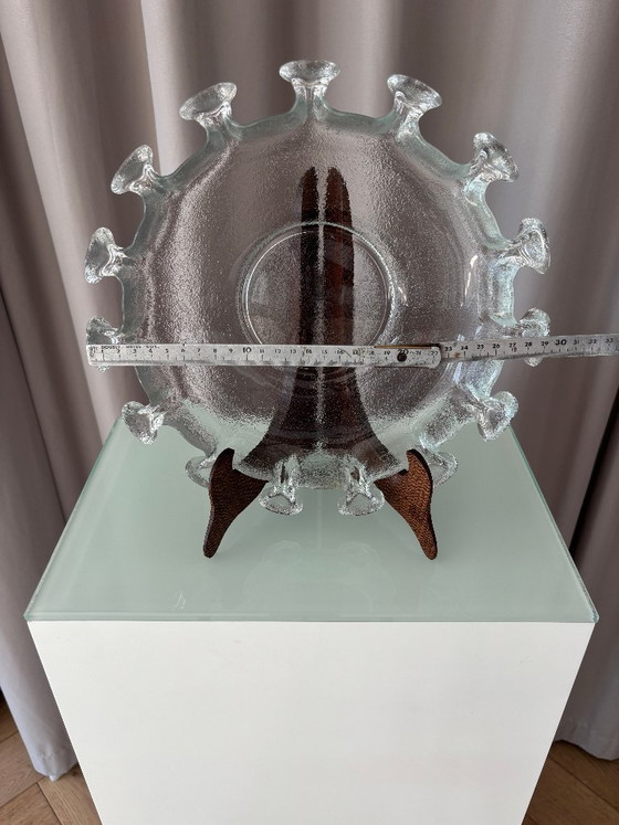 Bol/plato de cristal Humppila Finland Splash Art – Diseño escandinavo – Accesorios de mesa, Glass (photo 7 of 7)