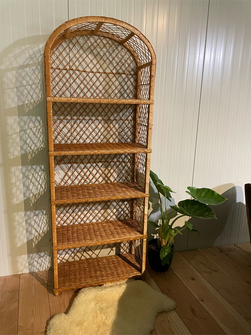 Libreria in rattan