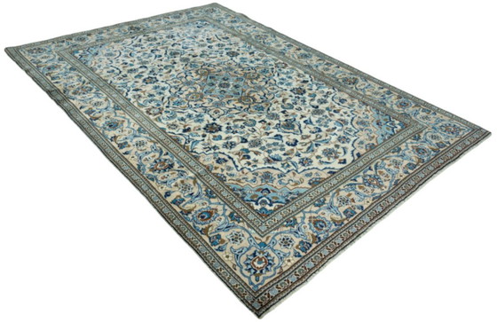 Image 1 of Handgeknüpfter Kashan Kork Orientteppich – 341 x 240 cm