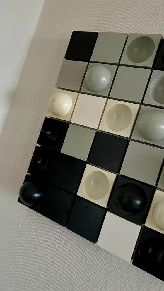 Image 1 of Pannello murale vintage danese Flemming Hvidt "Multi Art" di Quality System, Pop Art anni '70, arredamento moderno