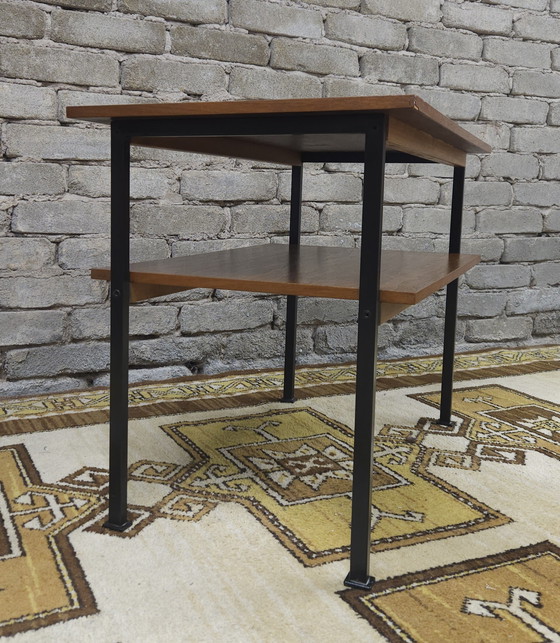 Image 1 of Klein teak bijzettafeltje Jese Möbel 1960 vintage