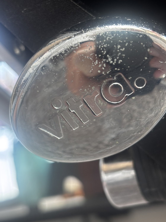 Image 1 of Vitra Eames EA124 y EA125 Cuero y cromo