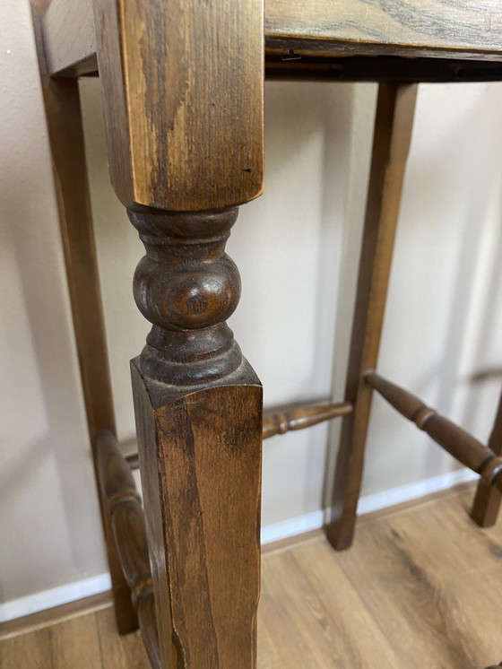 Image 1 of 4 vintage bar stools 