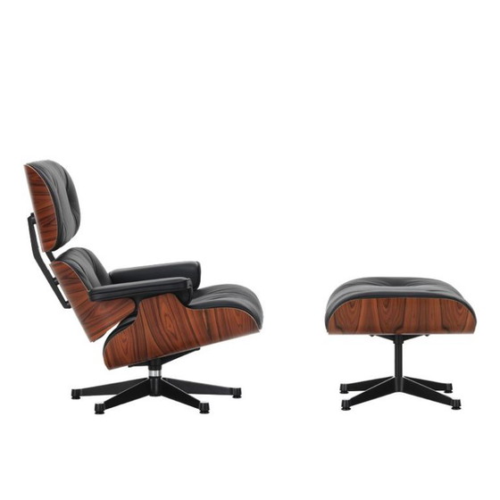 Vitra Eames Lounge Chair XL & Ottoman Santos Palisander – Swivel chairs, Leather (photo 2 of 5)