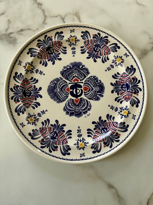 Plat de service restaurant Les Frères Trois Gros Sarreguemines