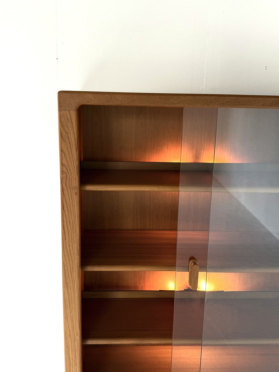 Image 1 of Vintage illuminated display case, Silkenborg Møbelfabrik '70