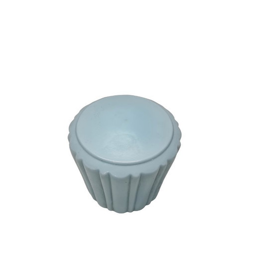 Paralume in vetro Art Déco blu