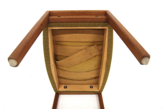 Ottomane Scandinave en Chêne, Sweden, 1950, Poufs & repose-pieds, Scandinavian (photo 5 sur 6)
