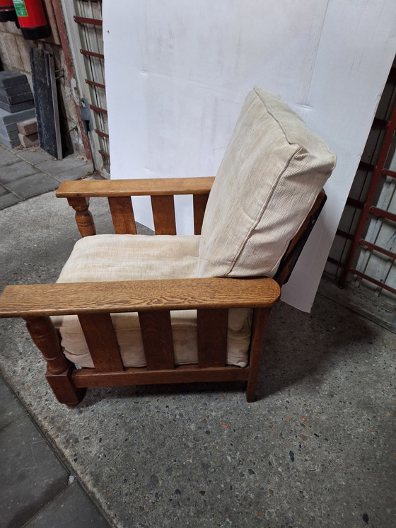 Image 1 of Sedia da fumo vintage in rovere