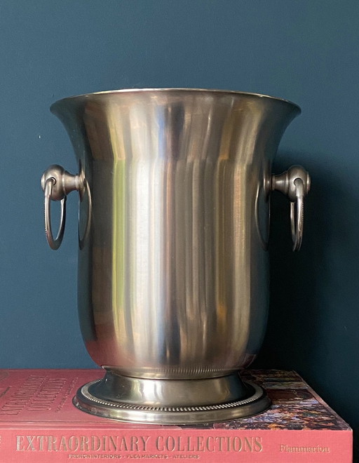 Jean Couzon heavy quality vintage champagne cooler matte