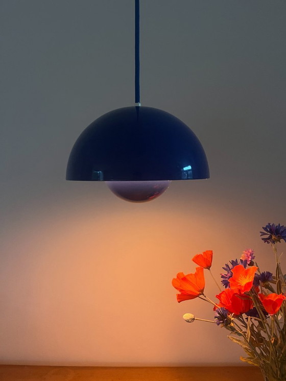 Image 1 of Vaso da fiori vintage Louis Poulsen 2x - Verner Panton - VP1