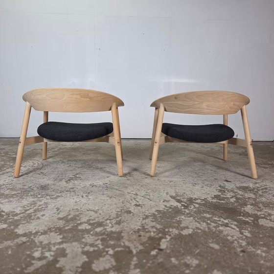 Henrik Bonnelycke, modèle # 102 Lounge Chair Design Danois, Fauteuils, Bois, Noir (photo 14 sur 17)