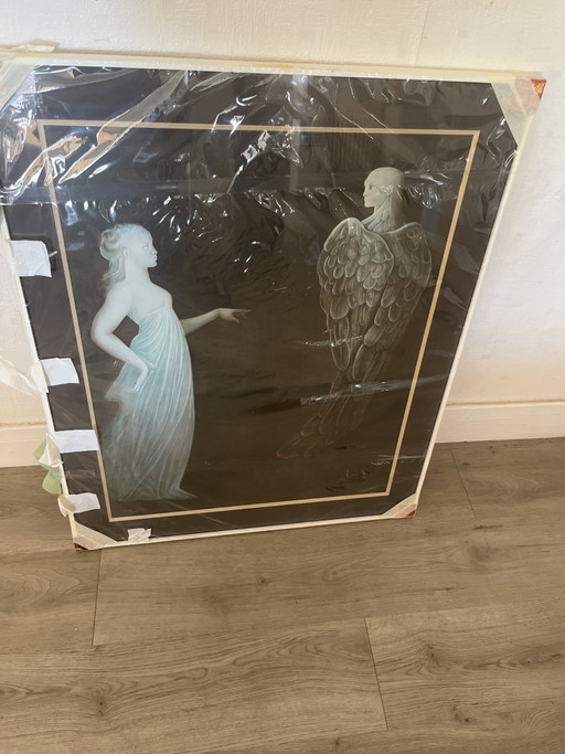 Leonie Fini Extreme Night Zeldzame lithografie 1980