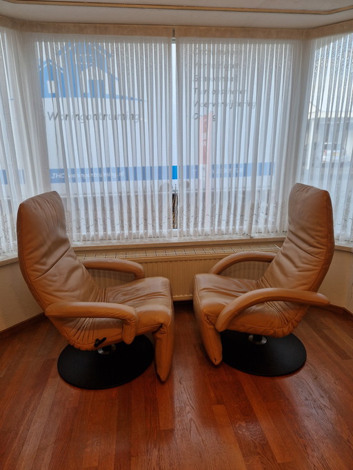 Sillones de yoga JORI Relax – Para él y para ella (M + G) – Cuero – Mono-Move