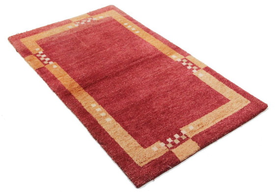 Image 1 of Original Modern Indo Gabbeh Wool Rug 155 x 85 cm