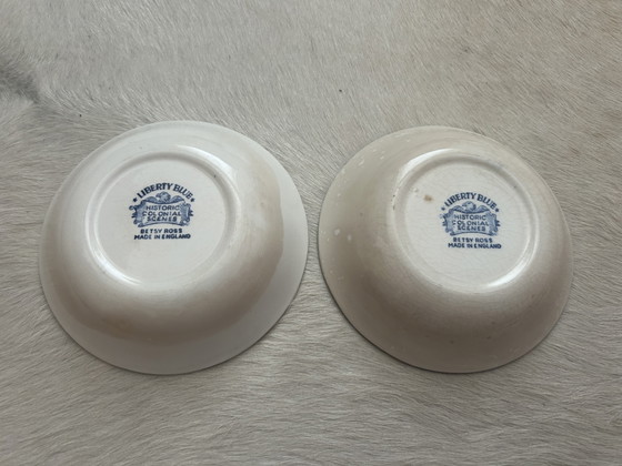 2x Ciotole Vintage Liberty Blue - Betsy Ross 12,5cm – Ceramic (photo 3 of 5)