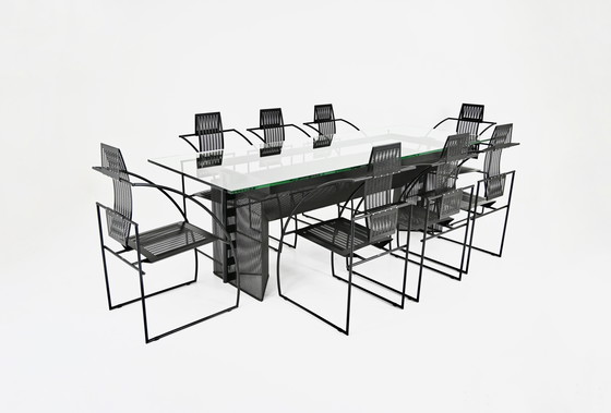 Image 1 of "Quinta" Dining Chairs by Mario Botta for Alias, 1980s, set of 8