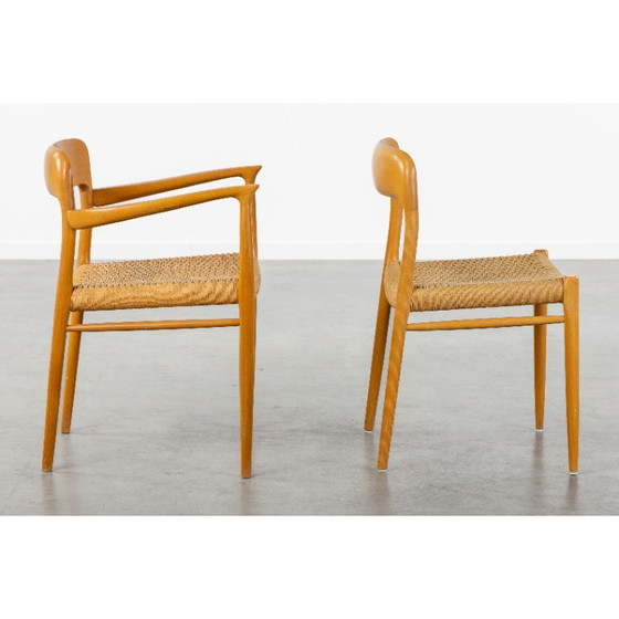 Image 1 of Satz von 8 Stühlen Niels Moller für Mollers Mobelfabrik