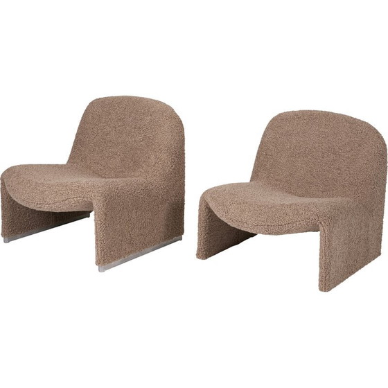 Image 1 of Pair of vintage Alky armchairs by Giancarlo Piretti for Artifort, Italy 1970