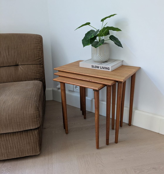Image 1 of Vintage teak, Scandinavian nesting tables