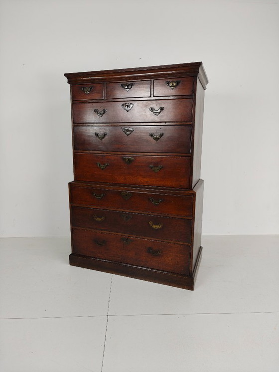 Image 1 of George III Country Tallboy / Chest on Chest