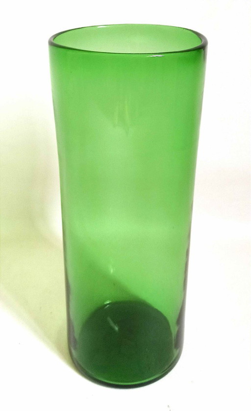 Large cylindrical vase 1960s Height 41.5 cm