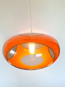 Massive Bug Eye Orange vintage space age lamp