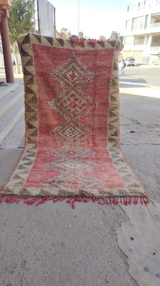 Handgeknoopt Berber kleed wol 292x167cm