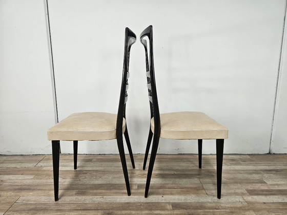 Eetkamerstoelen van beuken en Skai – Hout (photo 5 of 21)