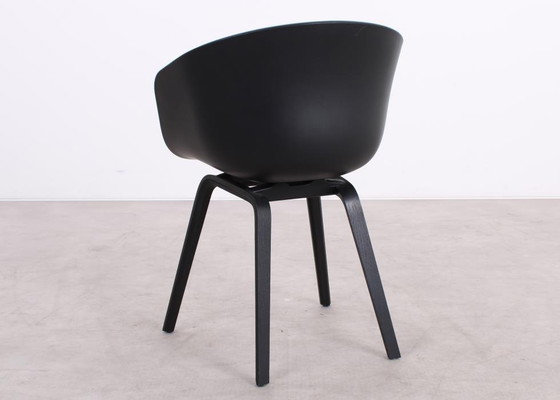 Image 1 of 4x HAY AAC 22 About A Chair Black