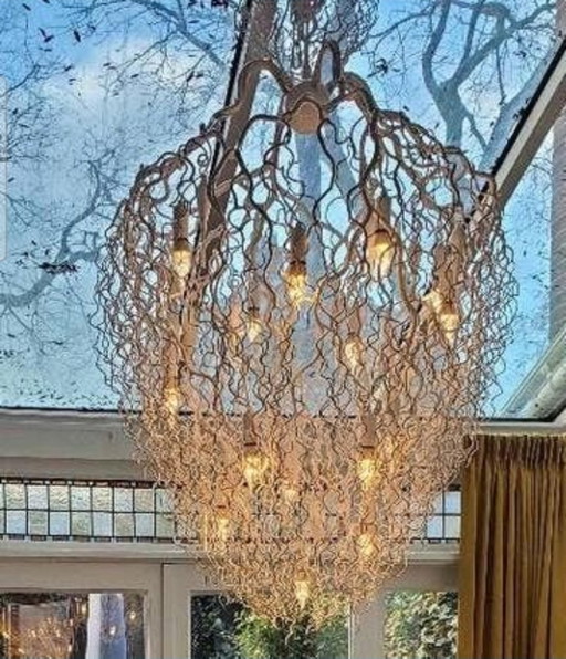 Hollywood Chandelier Conical WHITE - 16 lamps