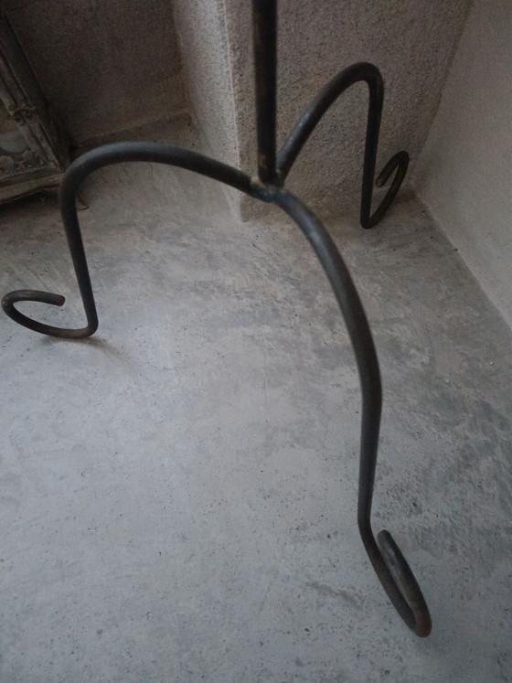 Stehleuchter, 7 Arme, Kerzenhalter, Gusseisen, Schwarz (Foto 3 von 5)